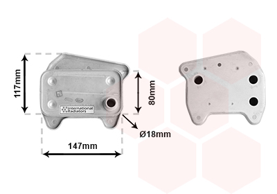 Radiateur d'huile pour moteur, modèle e280cdi/e320cdi