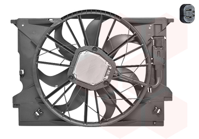 Cadre avec hélice et moteur ventilateur