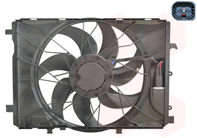 Cadre avec hélice et moteur ventilateur, sauf modèle amg