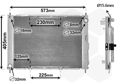 Module Refroidissement (Radiateur+Condensateur)