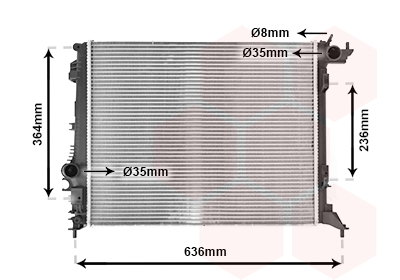 Radiateur moteur diesel, 1.5 dCi