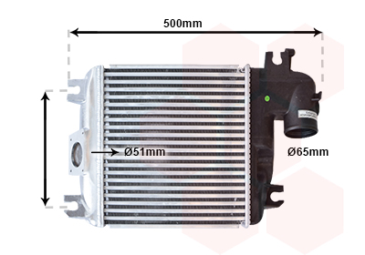 Intercooler, modèle 2.5 TD / 3.0 TD