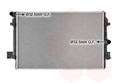 Radiateur essence 2.0 tfsi 645x426x28