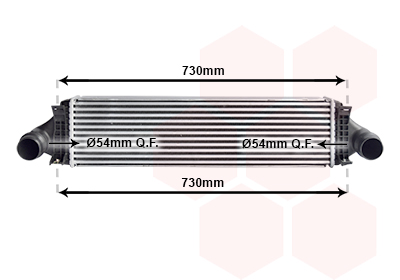 Intercooler, modèle 2.0 T3 / 2.0 T2/2.0 T4/2.0 T5