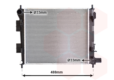 Radiateur moteur, modèle essence 1.0i/1.2i MT HD