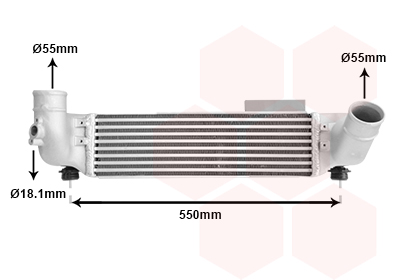 Intercooler, modèle 2.5 crdi