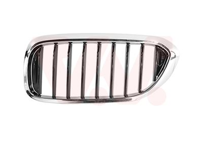 Grille de calandre gauche, chromée et noire