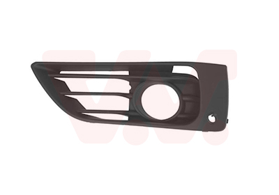 Grille de pare-chocs avant gauche, noire, avec emplacement feu antibrouillard, avec emplacements radars, modèle 214d/218d