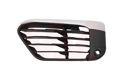 Grille de pare-chocs avant gauche, à peindre, avec emplacements radars, modèle x-line