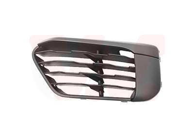 Grille de pare-chocs avant gauche, noire, sans emplacements radars