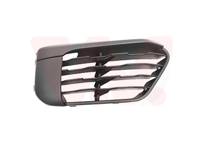Grille de pare-chocs avant droite, noire, sans emplacements radars