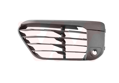 Grille de pare-chocs avant gauche, noire, avec emplacements radars