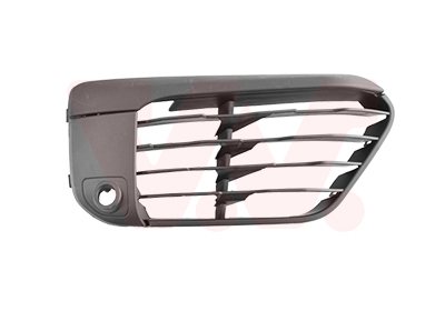 Grille de pare-chocs avant droite, noire, avec emplacements radars