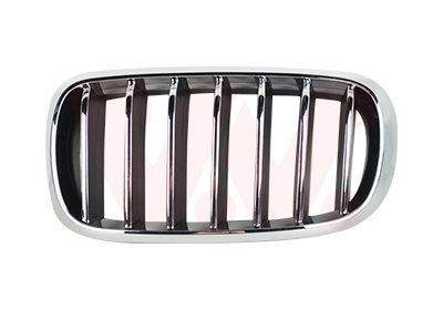 Grille de calandre gauche, chromée/noire