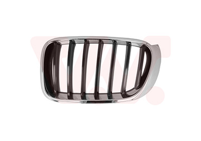 Grille de calandre avant gauche, chromée/noire