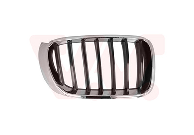 Grille de calandre avant droite, chromée/noire
