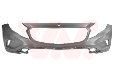 Pare-chocs avant, à peindre, sans emplacements radars, sans emplacements park assist, avec option lave-phares, modèle jusque 12/2016