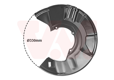 Protection disque de frein avant droite