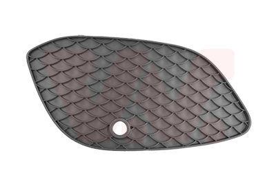 Grille de pare-chocs avant gauche, noire, avec emplacements radars, modèle jusque 02/2019