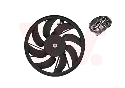 Moteur avec hélice ventilateur, modèle avec climatisation, connexion ovale