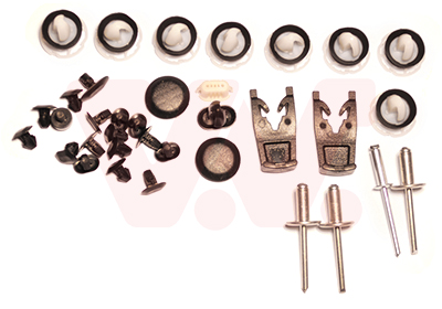 Kit agrafes de porte avant