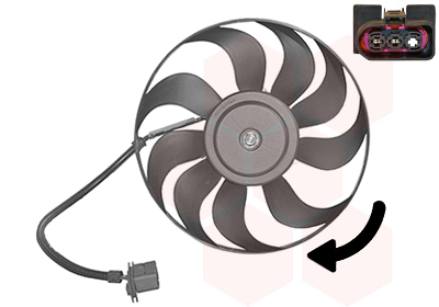 Moteur avec hélice ventilateur, modèles 1.4 16V / 1.6 16V
