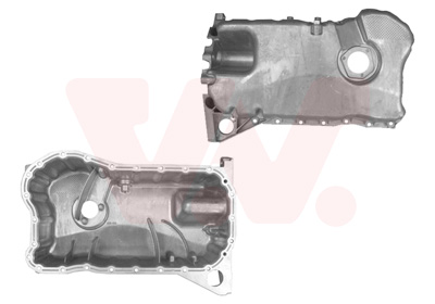 Carter d'huile en aluminium, modèle 2.8 V6,  avec trou pour détecteur de niveau d'huile