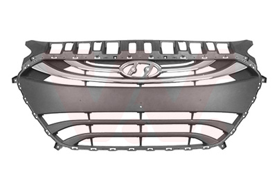 Grille de calandre complète, type avec 2 moulures supérieures, modèle 5 portes