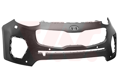 Pare-chocs avant, avec emplacements radars, 23mm, avec option lave-phares