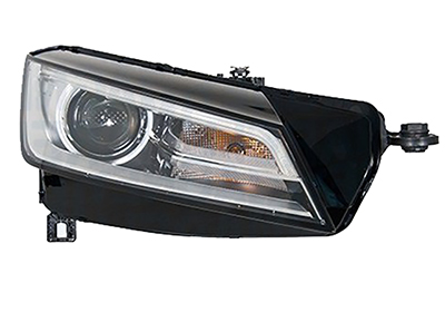 Phare avant droit, bi-xénon h8/led