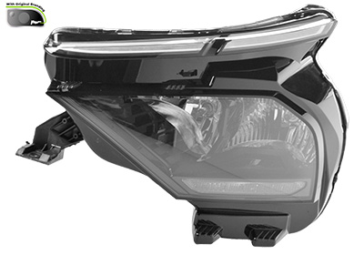 Phare avant gauche, lampes h7+h7