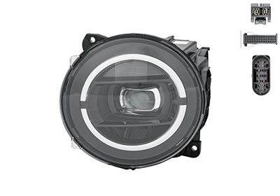Phare avant gauche, led, matrix