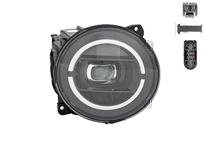 Phare avant droit, led, matrix
