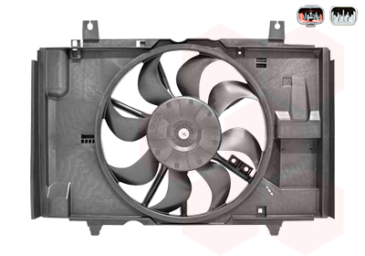 Cadre hélice avec moteur ventilateur, modèle 1.6i