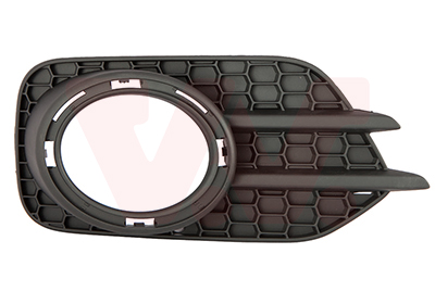 Grille de pare-chocs avant droit, avec emplacement antibrouillard, avec emplacement chrome