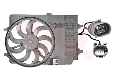 Cadre avec hélice et moteur ventilateur, modèle essence jusque 03/2003