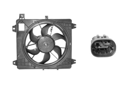 Cadre avec hélice et moteur ventilateur, modèle 1.4 avec climatisation