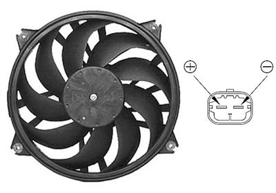 Moteur avec hélice ventilateur, modèle 370W