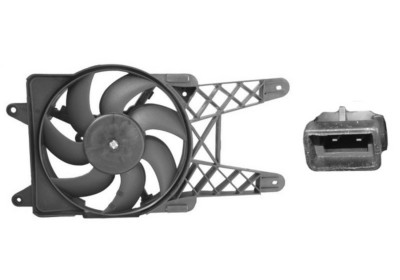 Cadre avec hélice et moteur ventilateur, modèle 1.1 Mpi