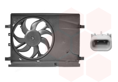 Cadre avec hélice et moteur ventilateur, modèle 1.2 sans climatisation