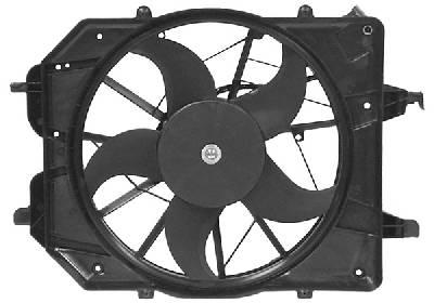 Cadre avec hélice et moteur ventilateur, modèle 1.4/1.6 sans climatisation