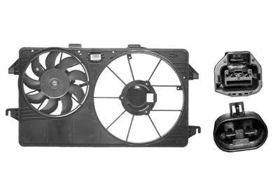 Cadre avec hélice et double ventilateur, modèle 1.8 Di / 1.8 Tdci sans climatisation