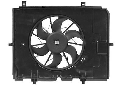 Cadre avec hélice et moteur ventilateur, modèle avec climatisation 6 pales