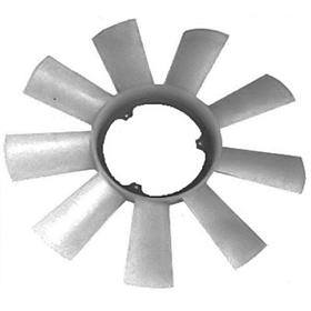 Hélice pour ventilateur moteur, modèle 412D avec climatisation (3 trous)