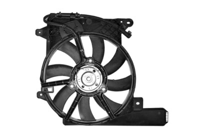 Moteur avec hélice ventilateur, derrière le radiateur, modèle 1.3Cdti/1.7Cdti