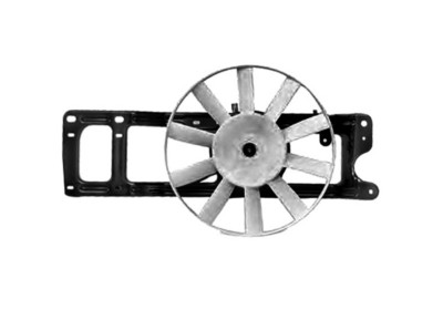 Cadre avec hélice et moteur ventilateur, modèle sans climatisation