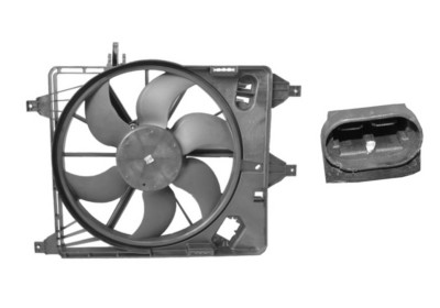 Cadre avec hélice et moteur ventilateur