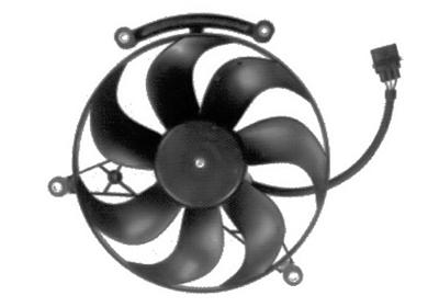 Moteur avec hélice ventilateur, modèle 1.0/1.4/1.7 Sdi avec climatisation