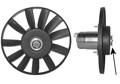 Moteur avec hélice ventilateur, modèle 1.9 td