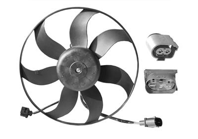 Moteur avec hélice ventilateur gauche, modèle 1.4 136Kw/2.0 Tdi